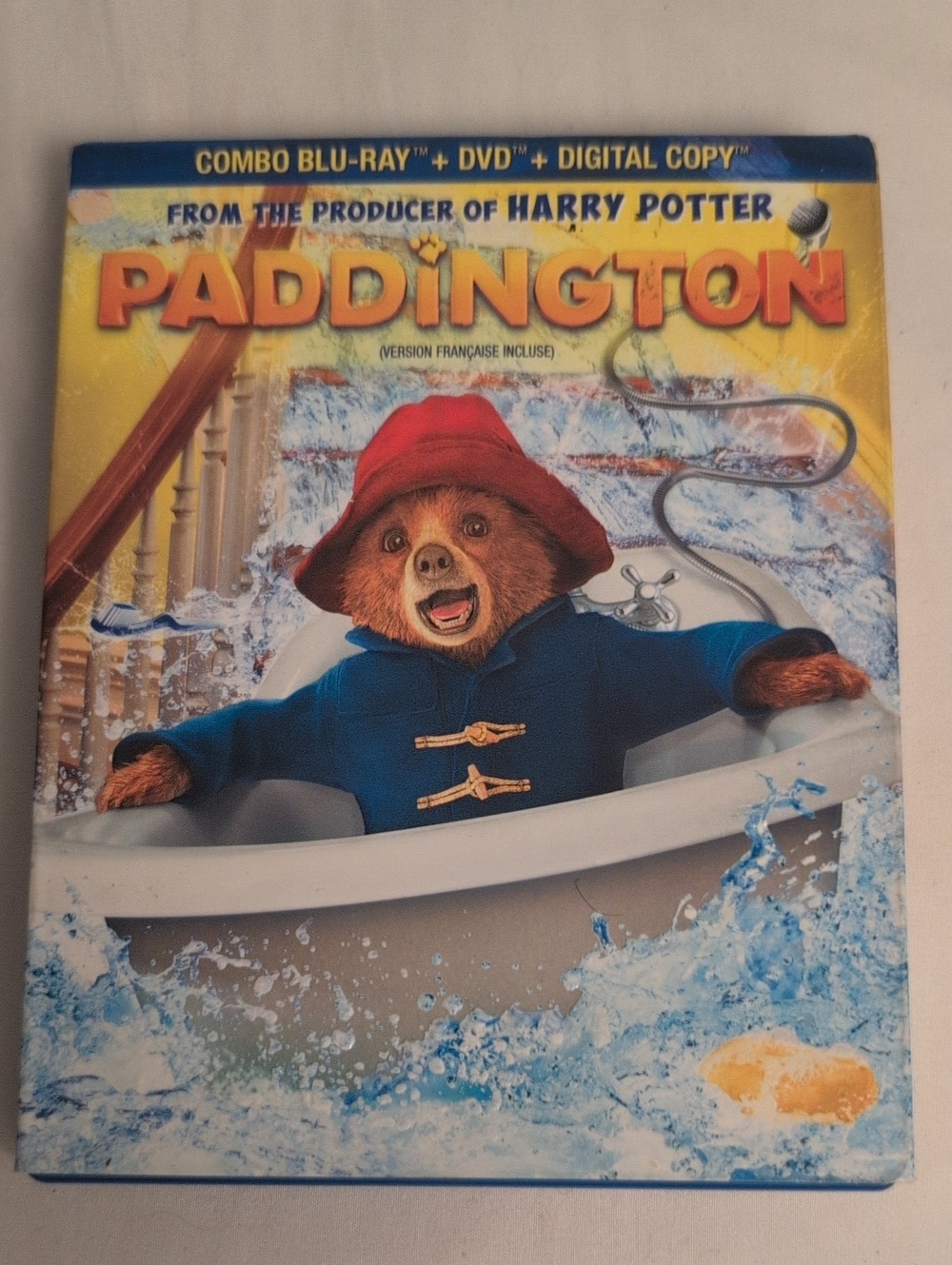 Paddington Blu-Ray + Bonus Pokemon Jirachi Wish Maker DVD Bundle w/ Slipcover